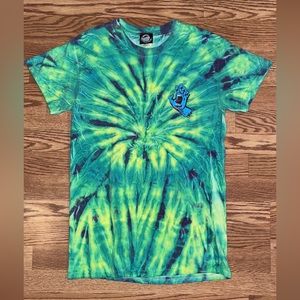 Santa Cruz Tie dye T-shirt mens small
